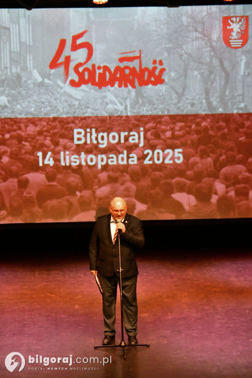 Biłgoraj uroczyście świętował 45 lat Solidarności