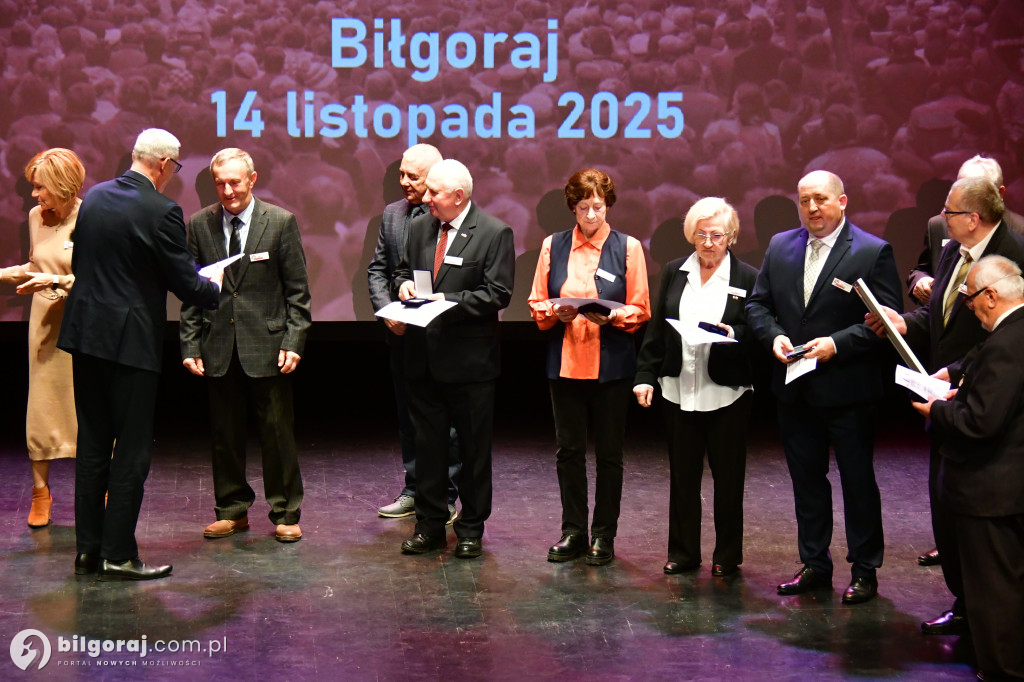 Biłgoraj uroczyście świętował 45 lat Solidarności