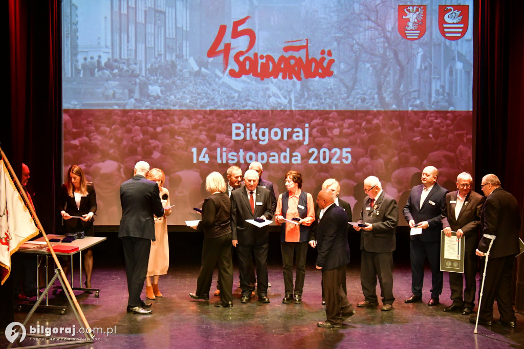 Biłgoraj uroczyście świętował 45 lat Solidarności