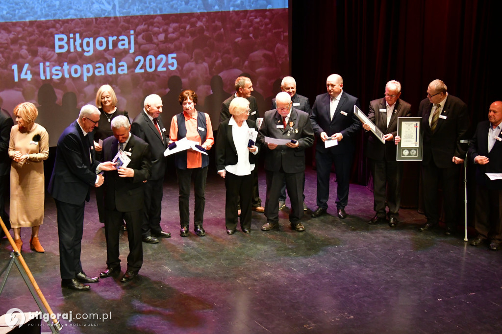 Biłgoraj uroczyście świętował 45 lat Solidarności