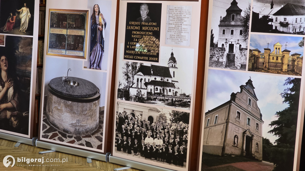 Wystawa o Sanktuarium św. Marii Magdaleny w biłgorajskiej Bibliotece