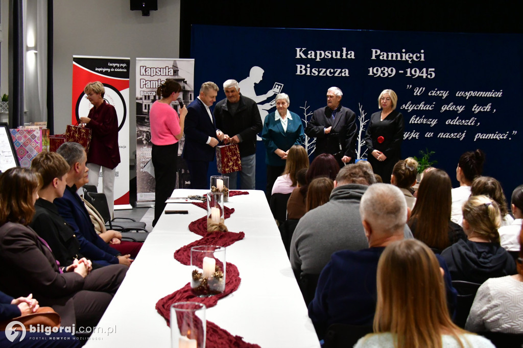 Podsumowanie projektu Kapsuła Pamięci Biszcza 1939 - 1945