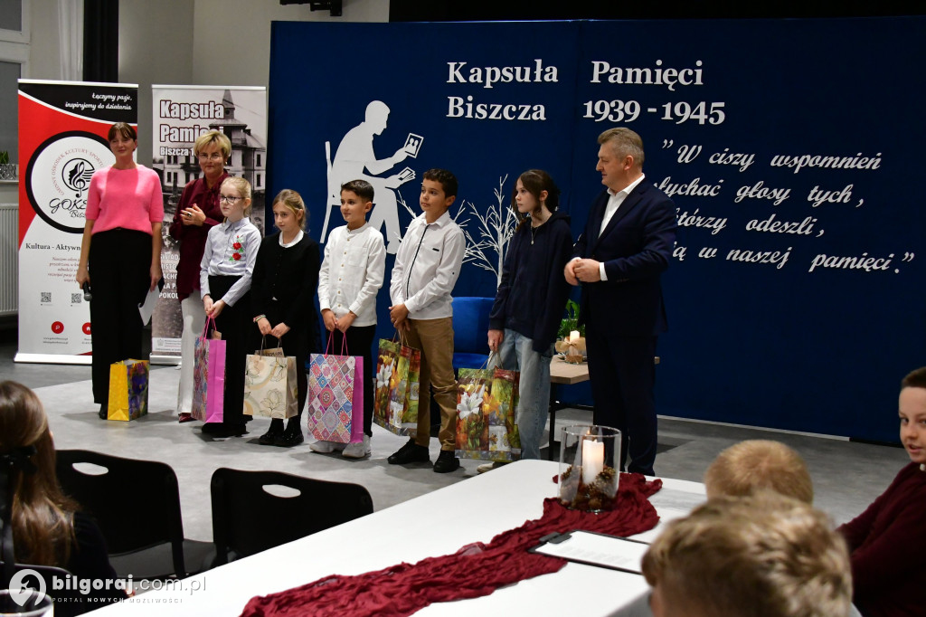 Podsumowanie projektu Kapsuła Pamięci Biszcza 1939 - 1945