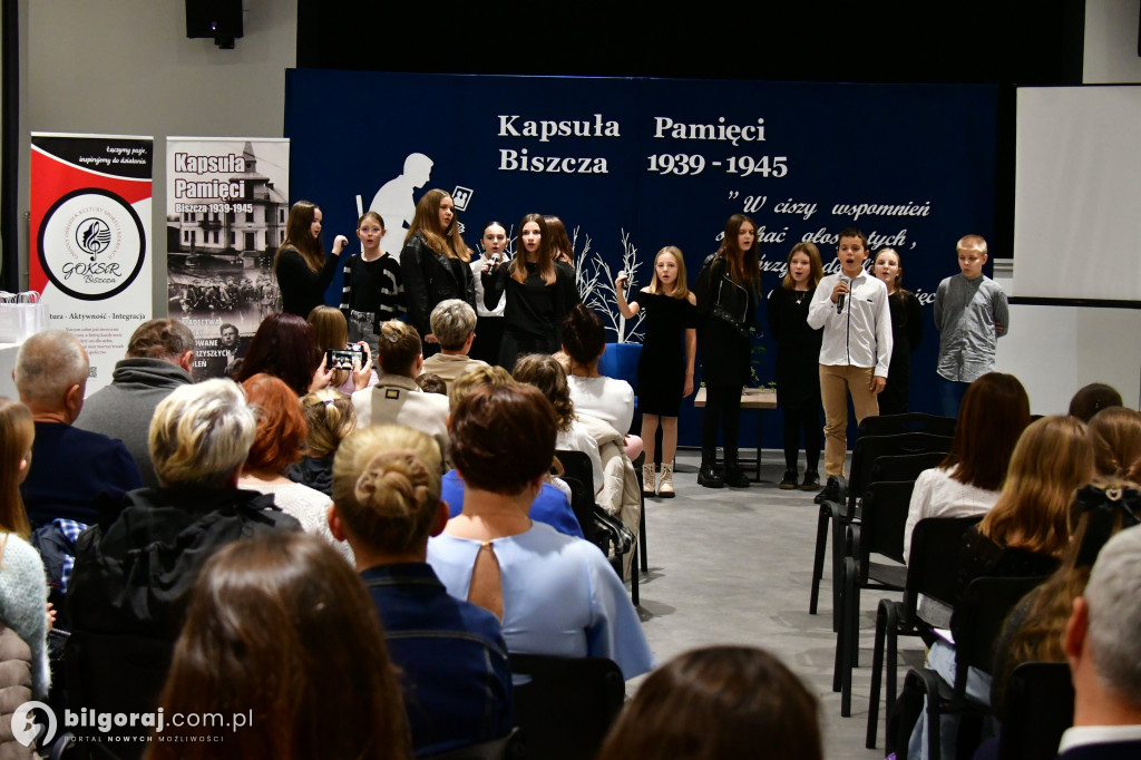 Podsumowanie projektu Kapsuła Pamięci Biszcza 1939 - 1945