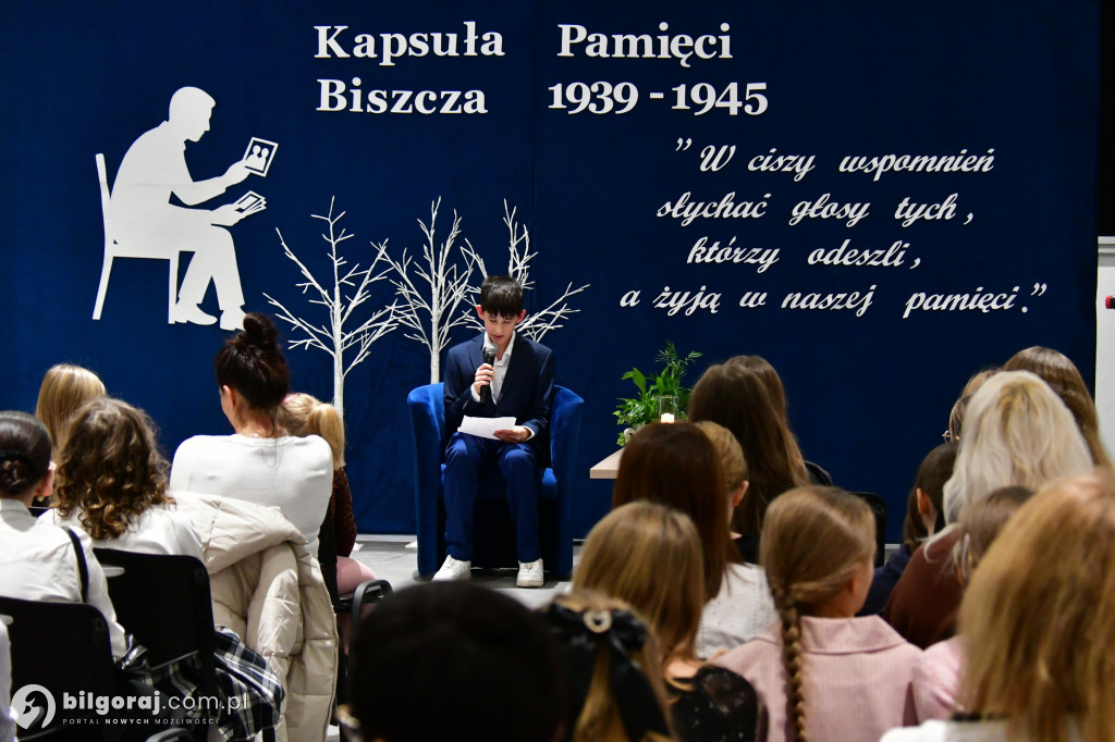 Podsumowanie projektu Kapsuła Pamięci Biszcza 1939 - 1945