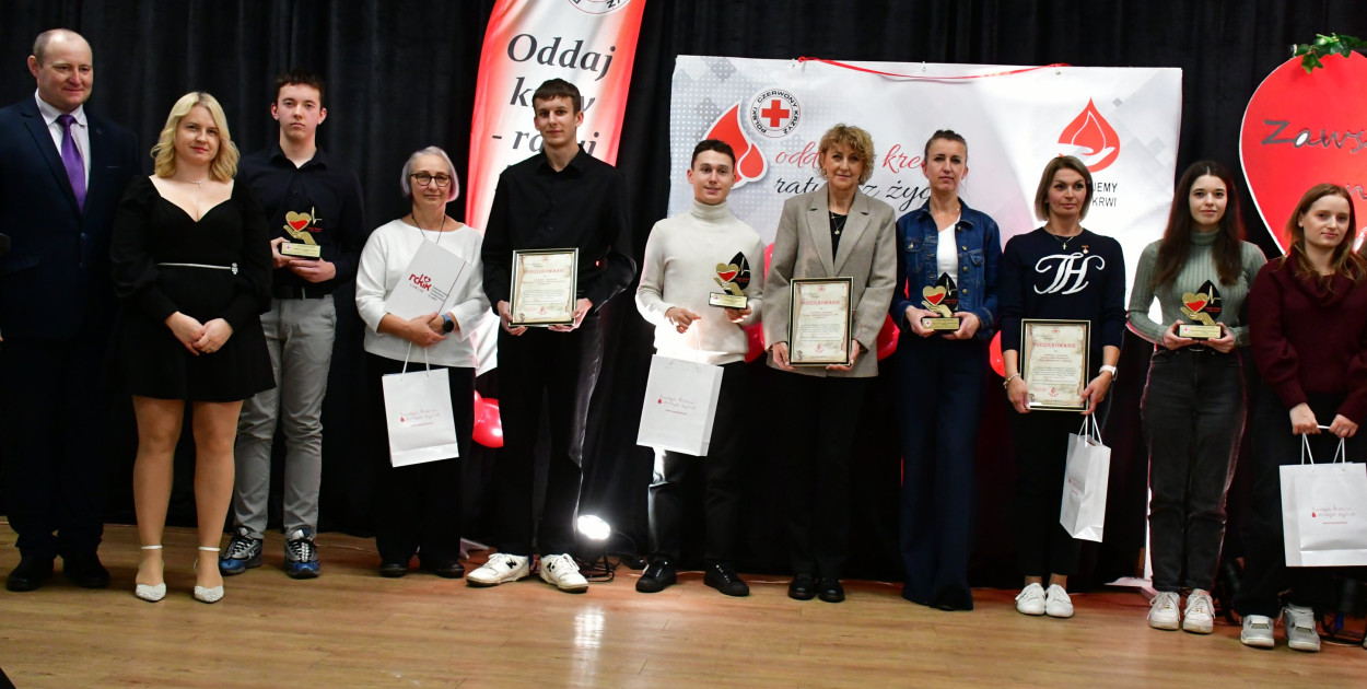 Honorowi Dawcy Krwi spotkali się w Majdanie Starym