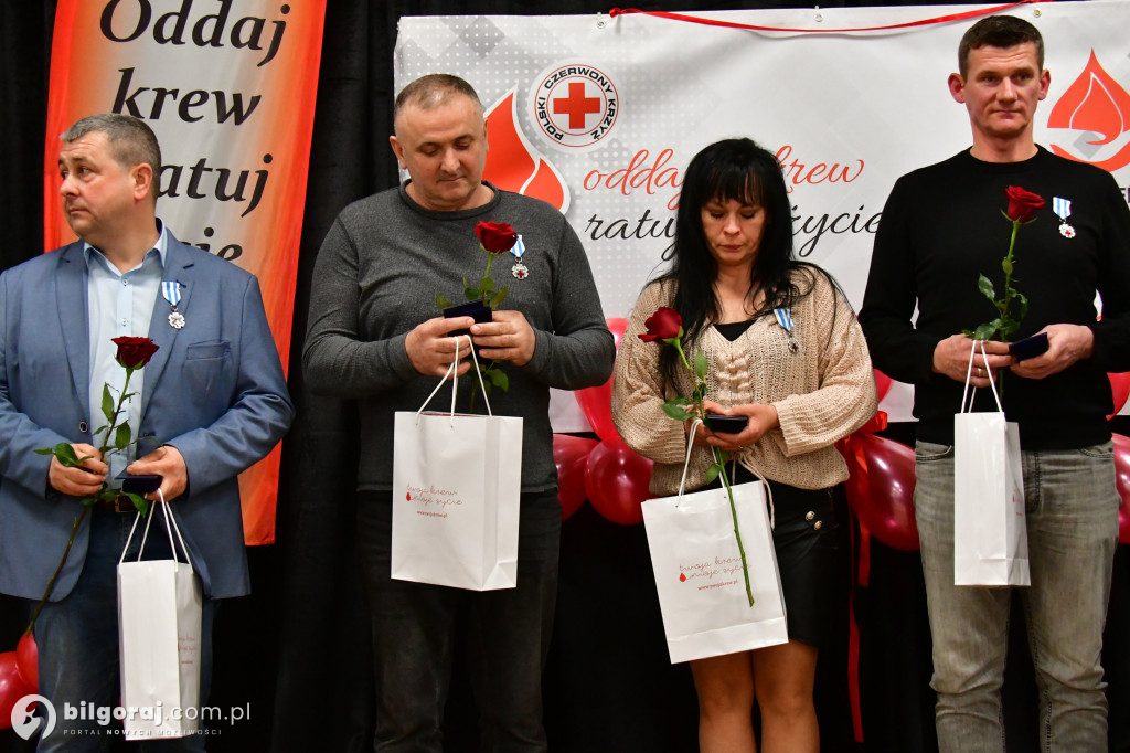 Honorowi Dawcy Krwi spotkali się w Majdanie Starym