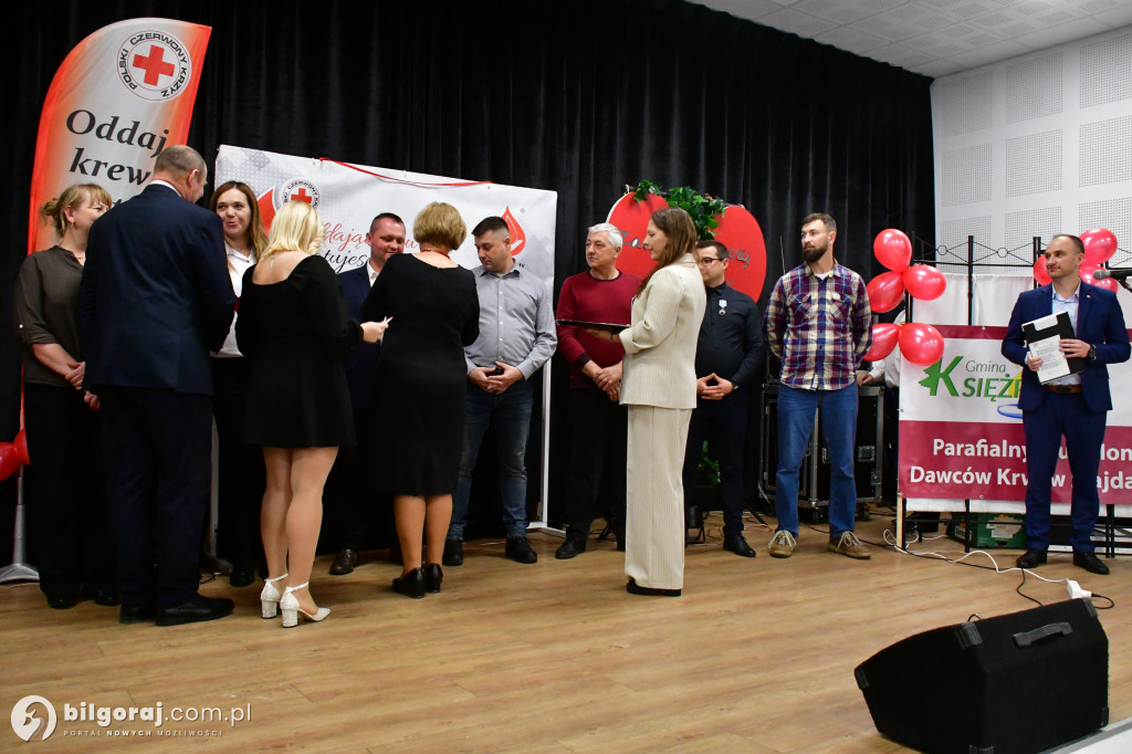 Honorowi Dawcy Krwi spotkali się w Majdanie Starym