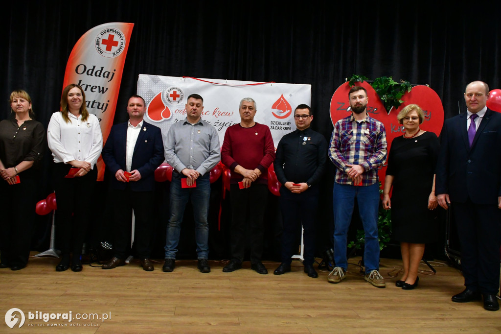 Honorowi Dawcy Krwi spotkali się w Majdanie Starym