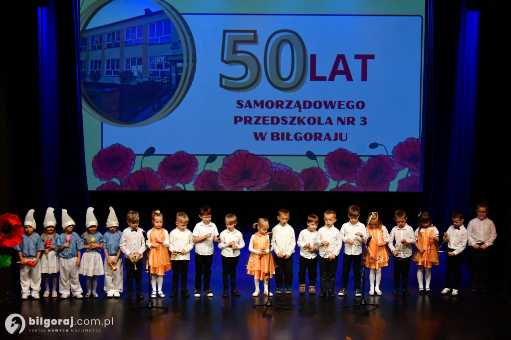 50 lat w służbie najmłodszym. Samorządowe Przedszkole Nr 3 w Biłgoraju świętuje