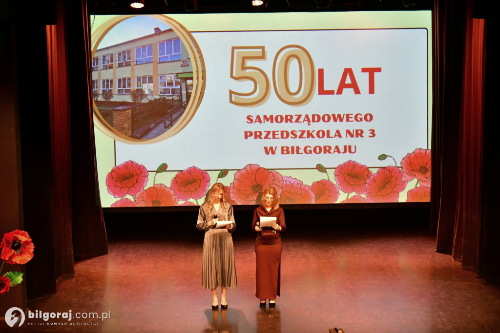 50 lat w służbie najmłodszym. Samorządowe Przedszkole Nr 3 w Biłgoraju świętuje