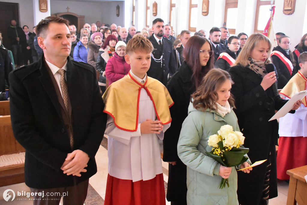 Wprowadzenie relikwii św. Jana Pawła II do Chmielka