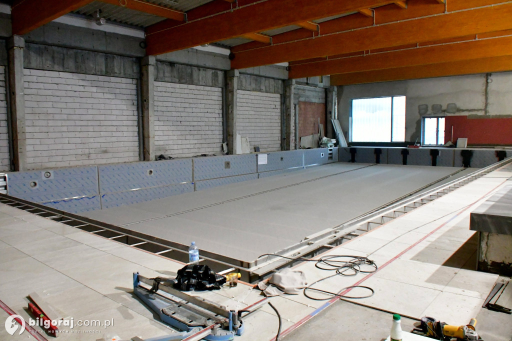 Kryta Pływalnia w Biłgoraju: Coraz bliżej zakończenia prac