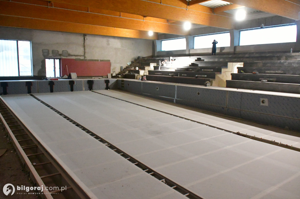 Kryta Pływalnia w Biłgoraju: Coraz bliżej zakończenia prac