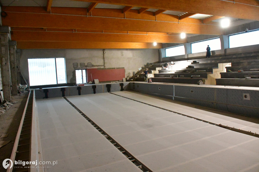 Kryta Pływalnia w Biłgoraju: Coraz bliżej zakończenia prac