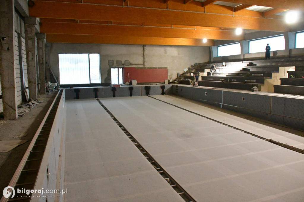 Kryta Pływalnia w Biłgoraju: Coraz bliżej zakończenia prac