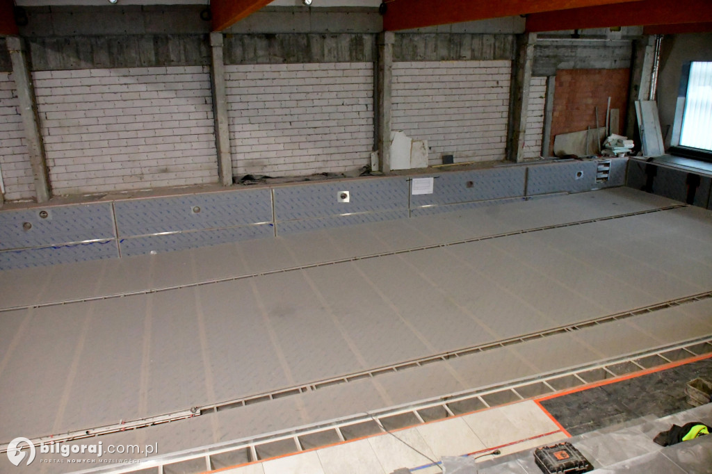 Kryta Pływalnia w Biłgoraju: Coraz bliżej zakończenia prac