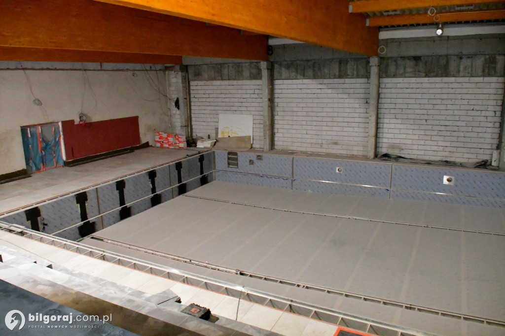 Kryta Pływalnia w Biłgoraju: Coraz bliżej zakończenia prac