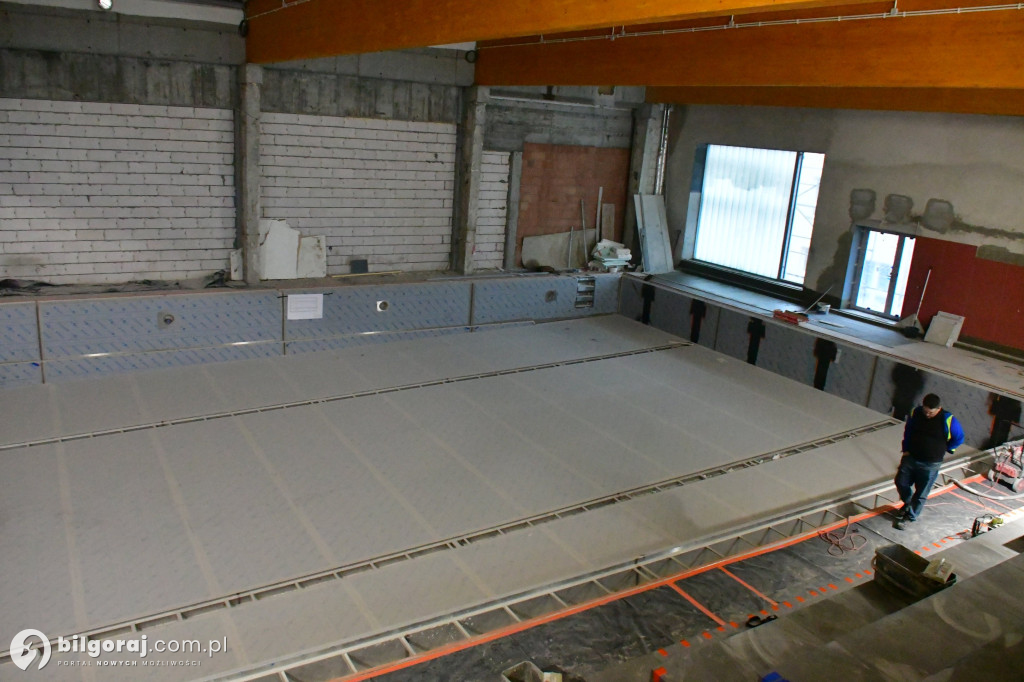 Kryta Pływalnia w Biłgoraju: Coraz bliżej zakończenia prac