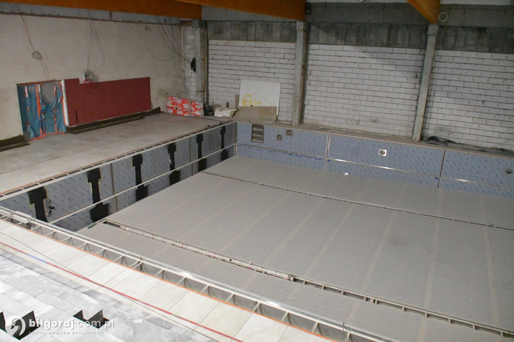 Kryta Pływalnia w Biłgoraju: Coraz bliżej zakończenia prac