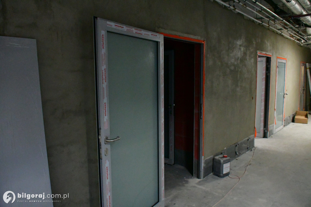 Kryta Pływalnia w Biłgoraju: Coraz bliżej zakończenia prac