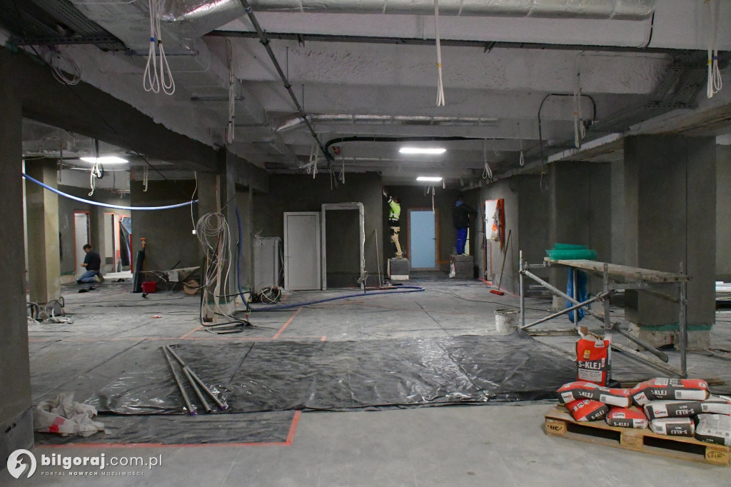 Kryta Pływalnia w Biłgoraju: Coraz bliżej zakończenia prac