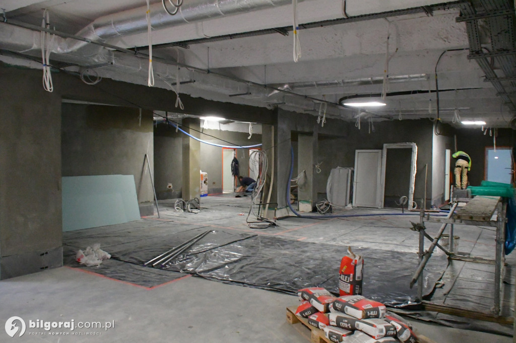 Kryta Pływalnia w Biłgoraju: Coraz bliżej zakończenia prac