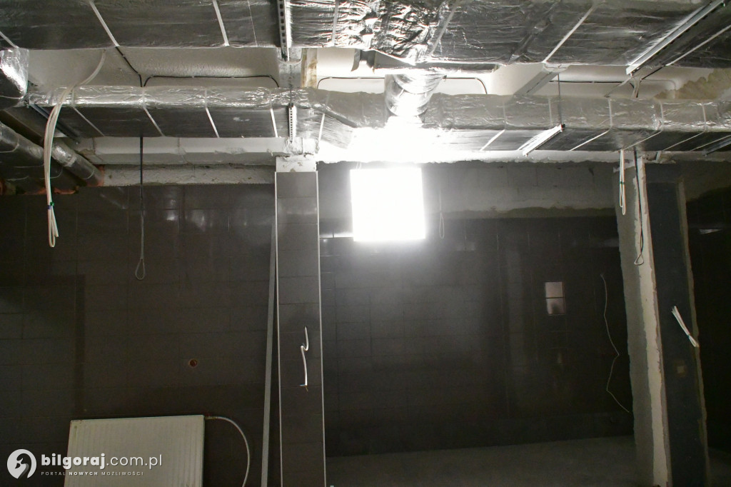 Kryta Pływalnia w Biłgoraju: Coraz bliżej zakończenia prac