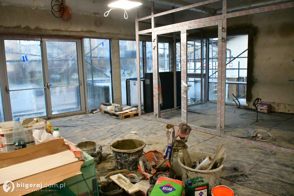 Kryta Pływalnia w Biłgoraju: Coraz bliżej zakończenia prac