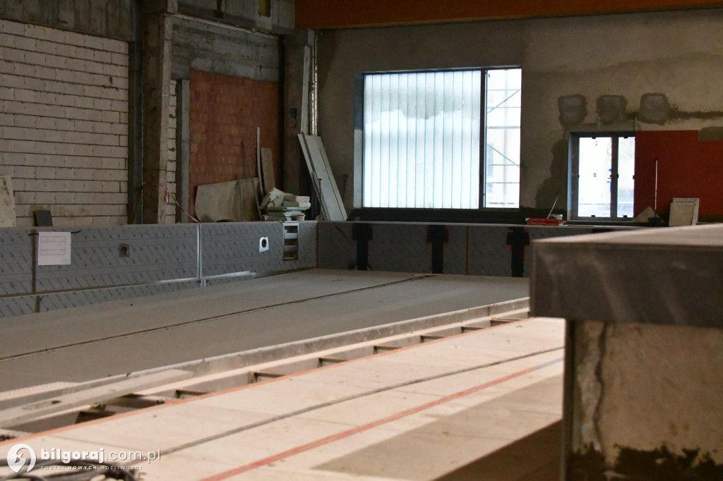 Kryta Pływalnia w Biłgoraju: Coraz bliżej zakończenia prac