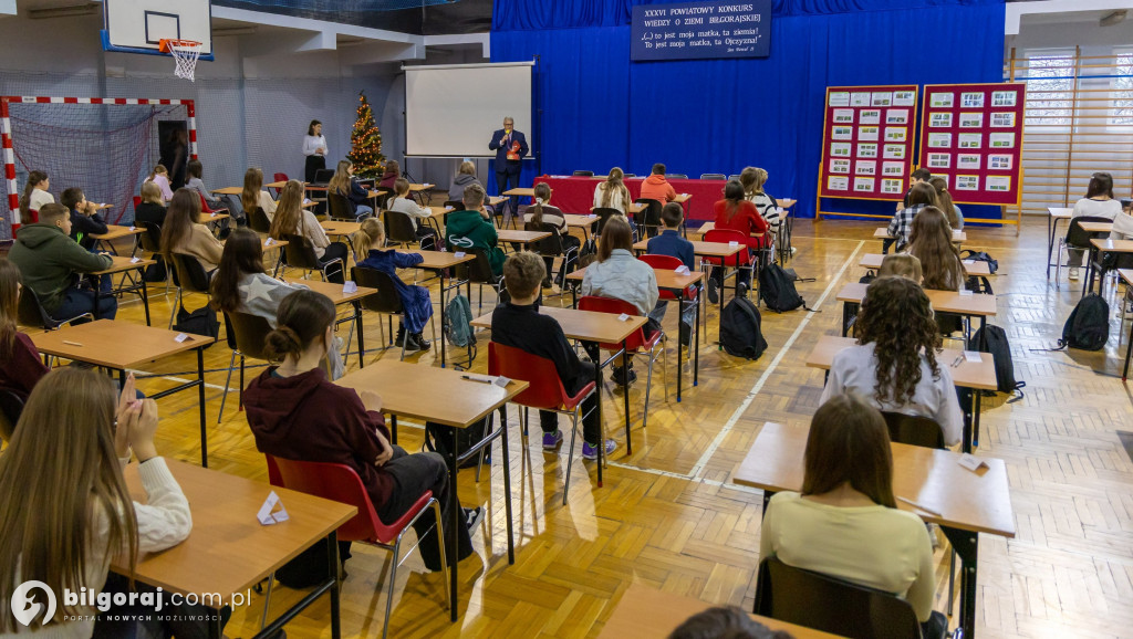 Konkurs Wiedzy o Ziemi Biłgorajskiej