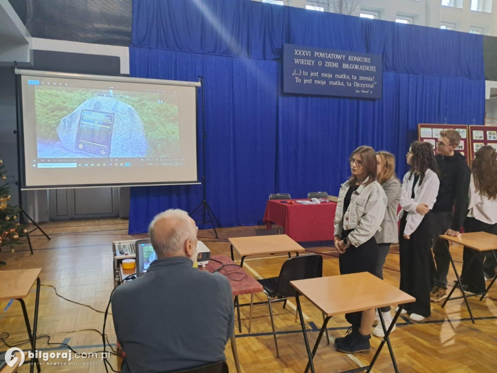 Konkurs Wiedzy o Ziemi Biłgorajskiej