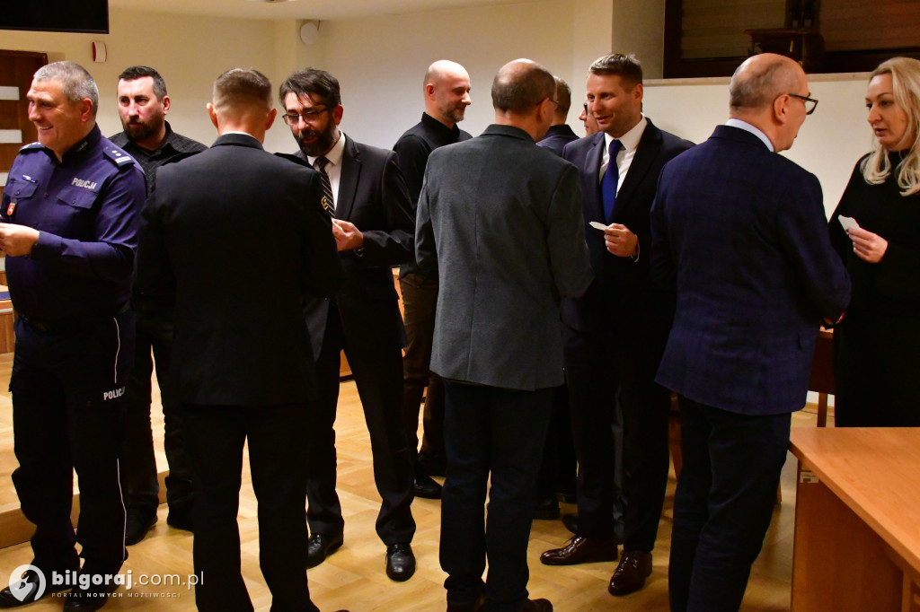 Opłatek w Radzie Miasta Biłgoraja: Wspólna modlitwa i życzenia