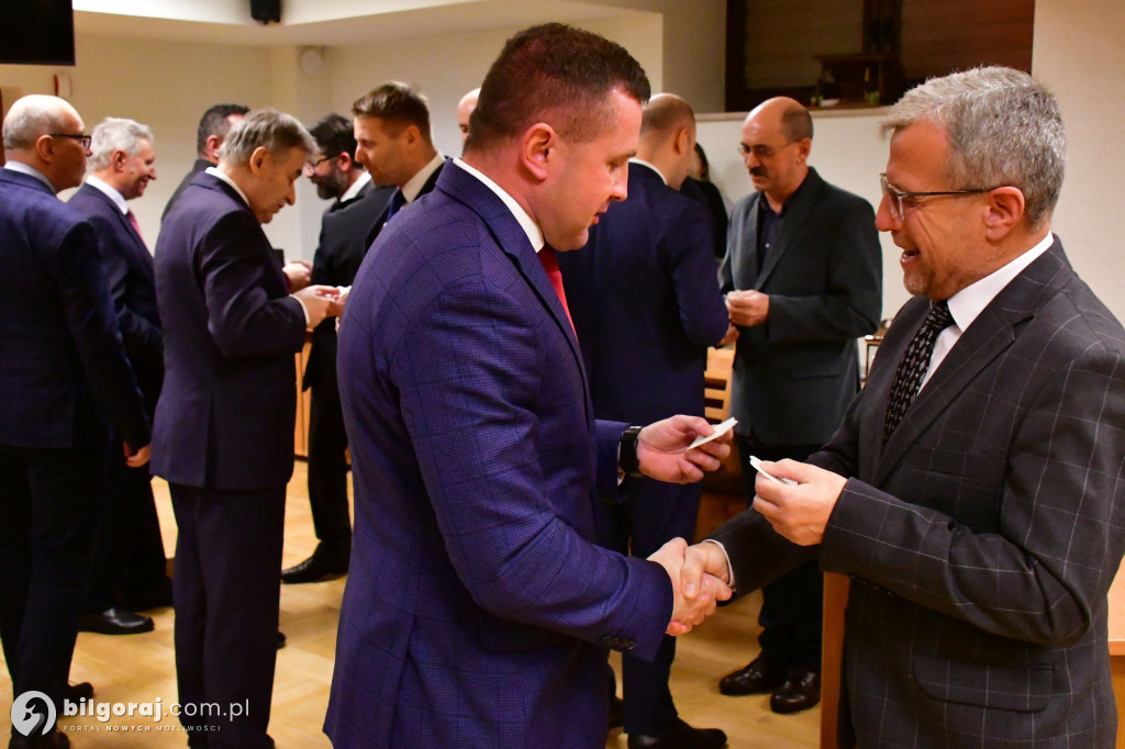 Opłatek w Radzie Miasta Biłgoraja: Wspólna modlitwa i życzenia