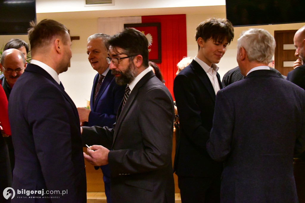 Opłatek w Radzie Miasta Biłgoraja: Wspólna modlitwa i życzenia