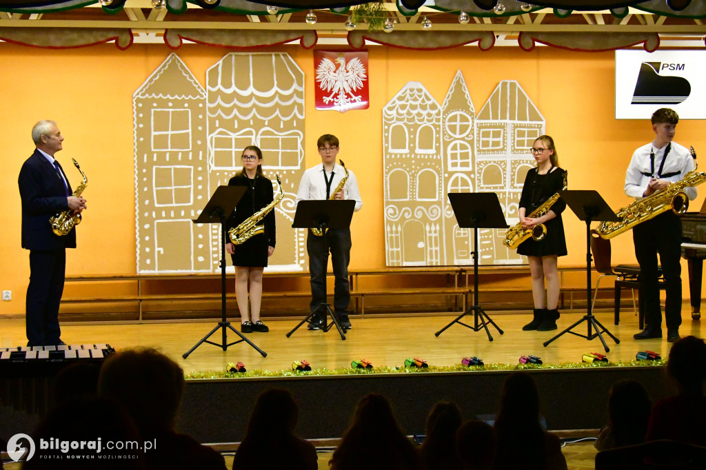 Tradycja w nowoczesnych aranżacjach. Świąteczny wieczór w PSM w Biłgoraju