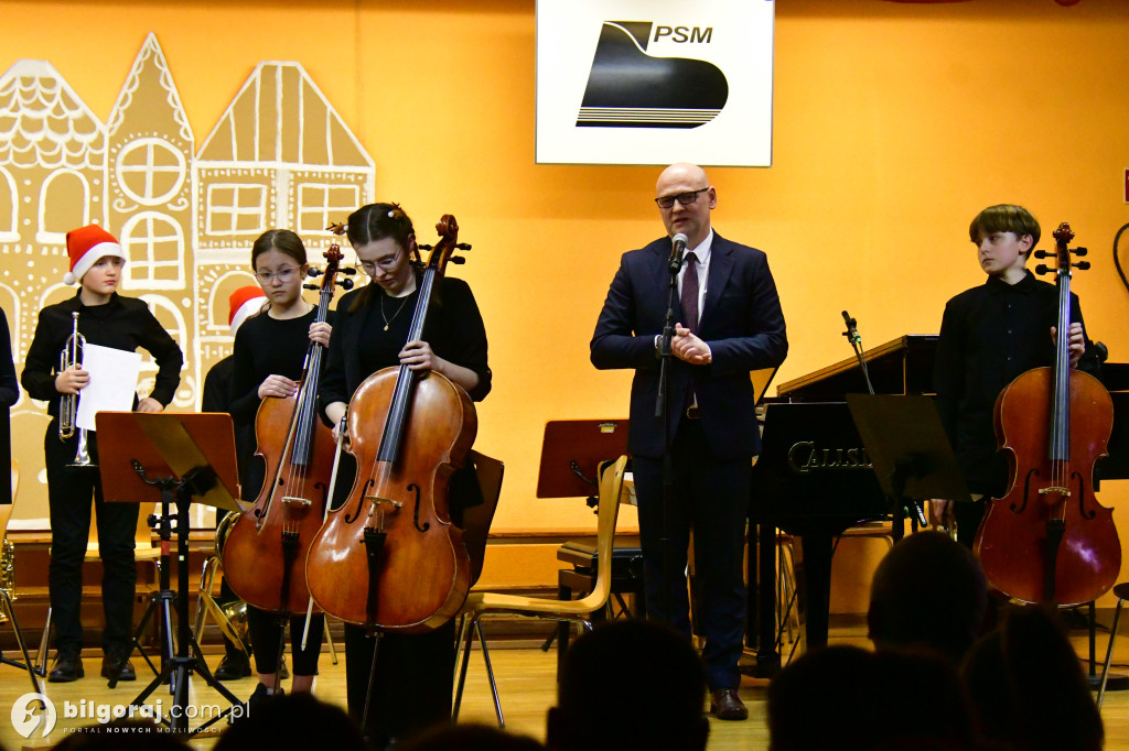 Tradycja w nowoczesnych aranżacjach. Świąteczny wieczór w PSM w Biłgoraju