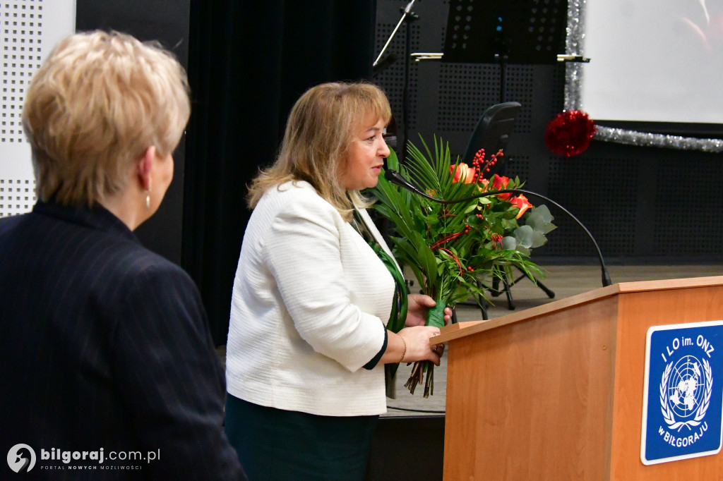 Stypendia Starosty Biłgorajskiego dla uczniów I LO im. ONZ