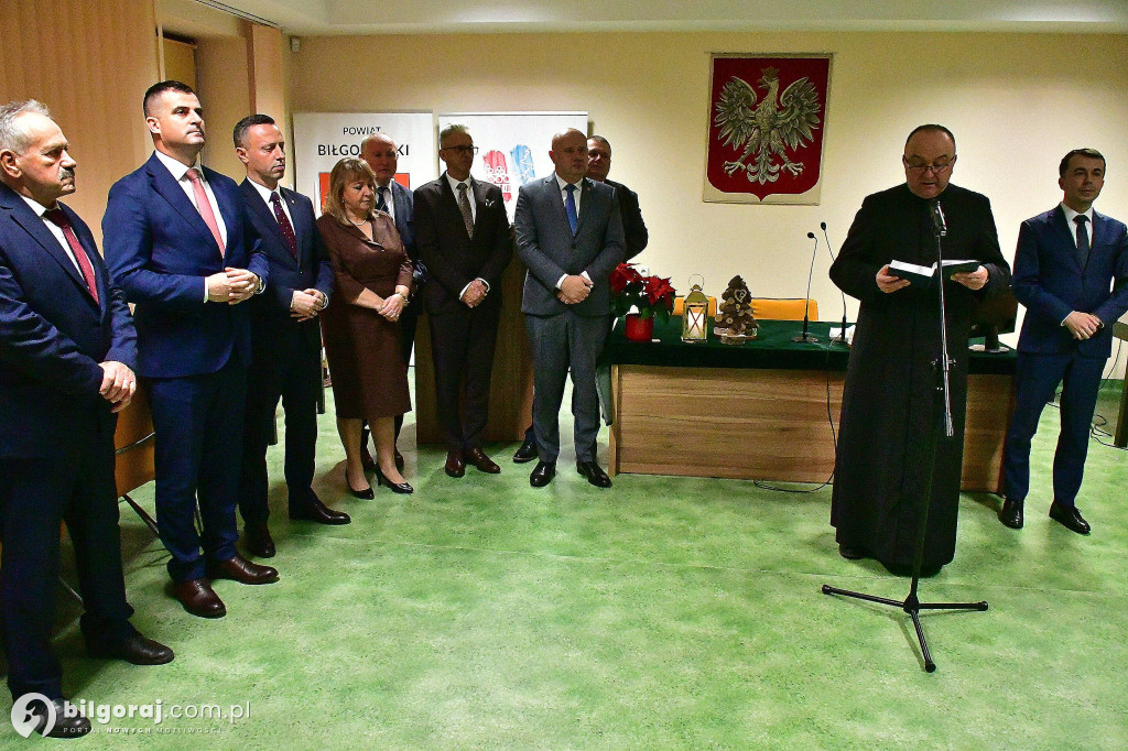 Doceniajmy obecność drugiego człowieka. Świąteczne spotkanie Rady Powiatu w Biłgoraju