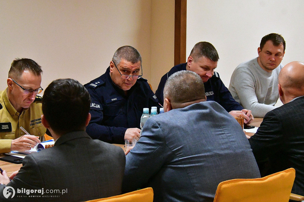 Bezpieczeństwo powiatu biłgorajskiego - posiedzenie Komisji Bezpieczeństwa i Porządku