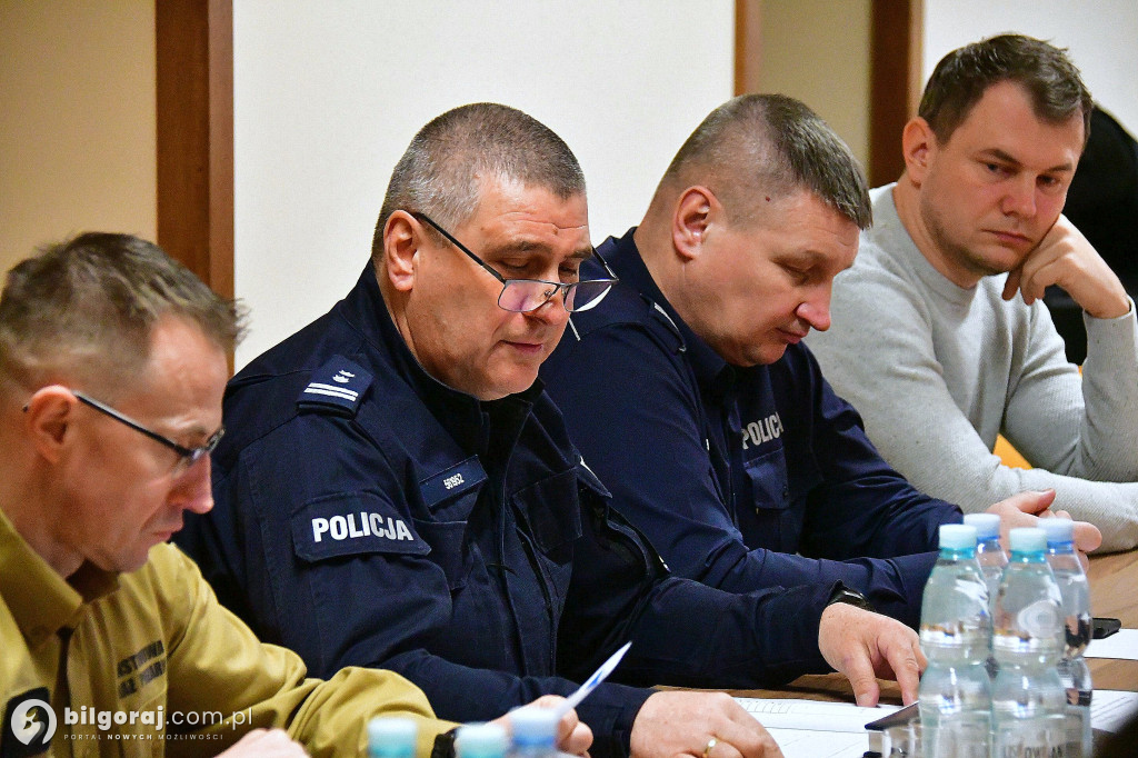 Bezpieczeństwo powiatu biłgorajskiego - posiedzenie Komisji Bezpieczeństwa i Porządku