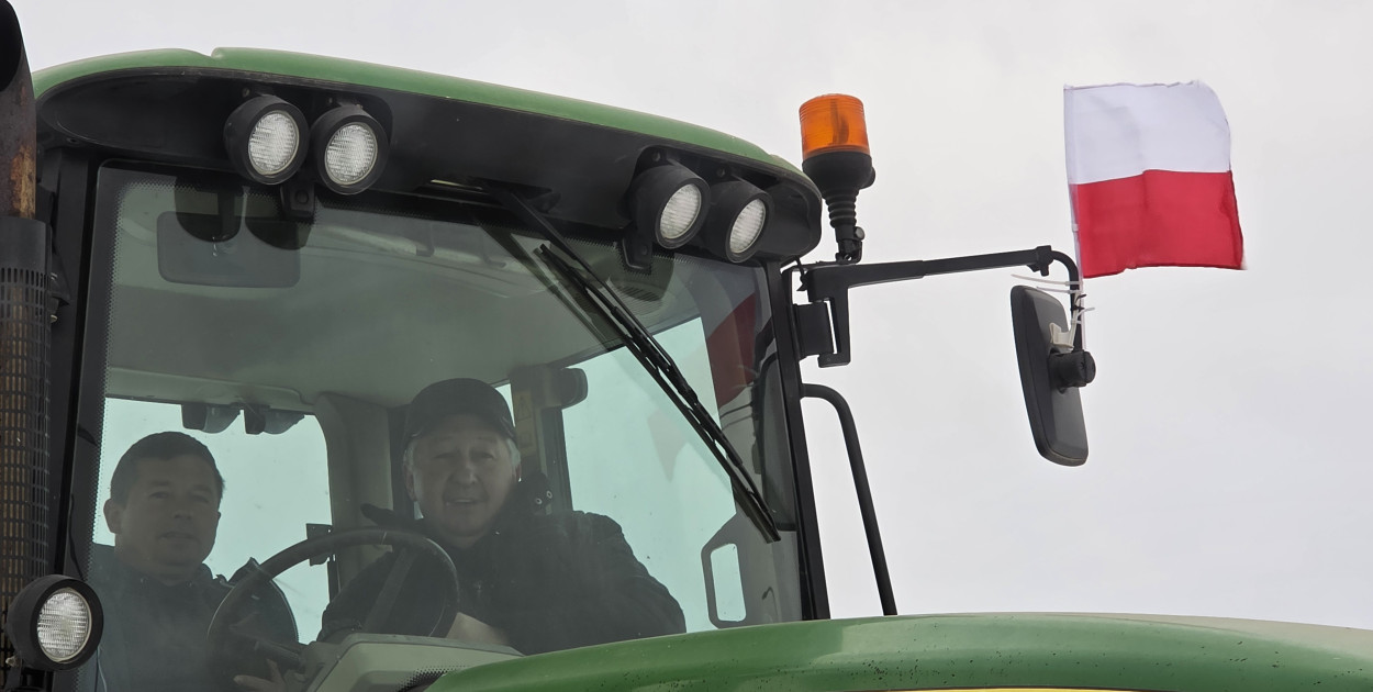 Demonstracja zamiast blokad. Rolnicy z Ziemi Biłgorajskiej protestują