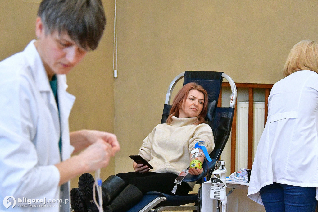 Relacja z terenowej akcji poboru krwi w RCEZ