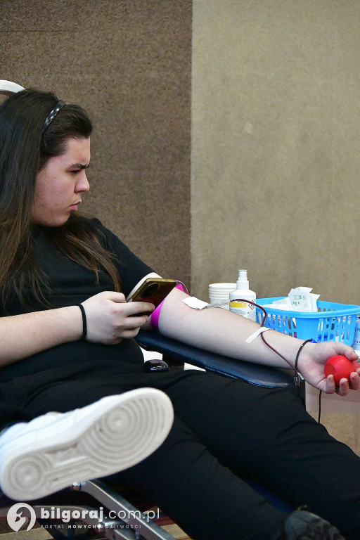 Relacja z terenowej akcji poboru krwi w RCEZ