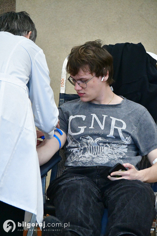 Relacja z terenowej akcji poboru krwi w RCEZ