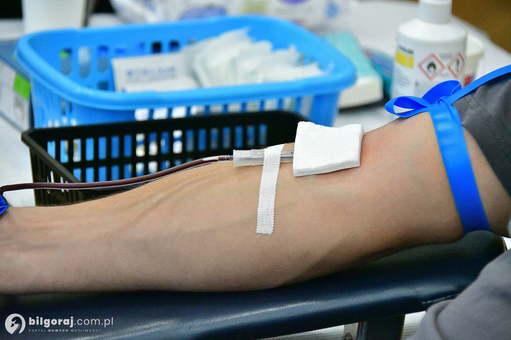 Relacja z terenowej akcji poboru krwi w RCEZ