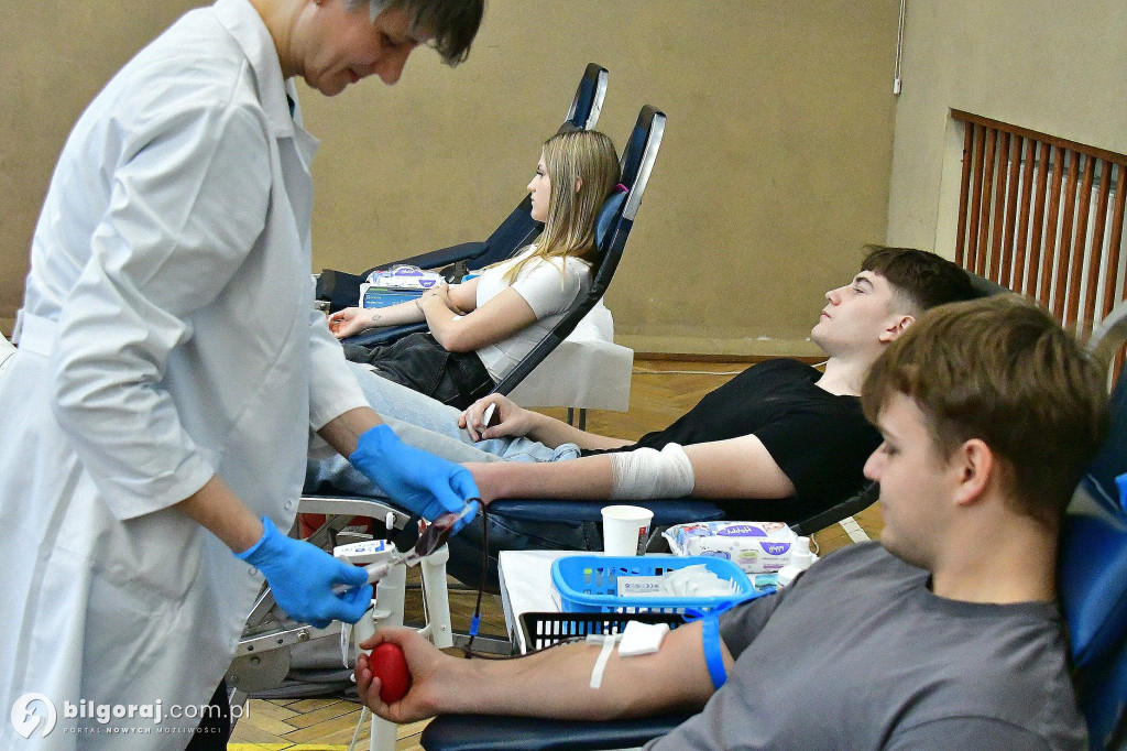 Relacja z terenowej akcji poboru krwi w RCEZ
