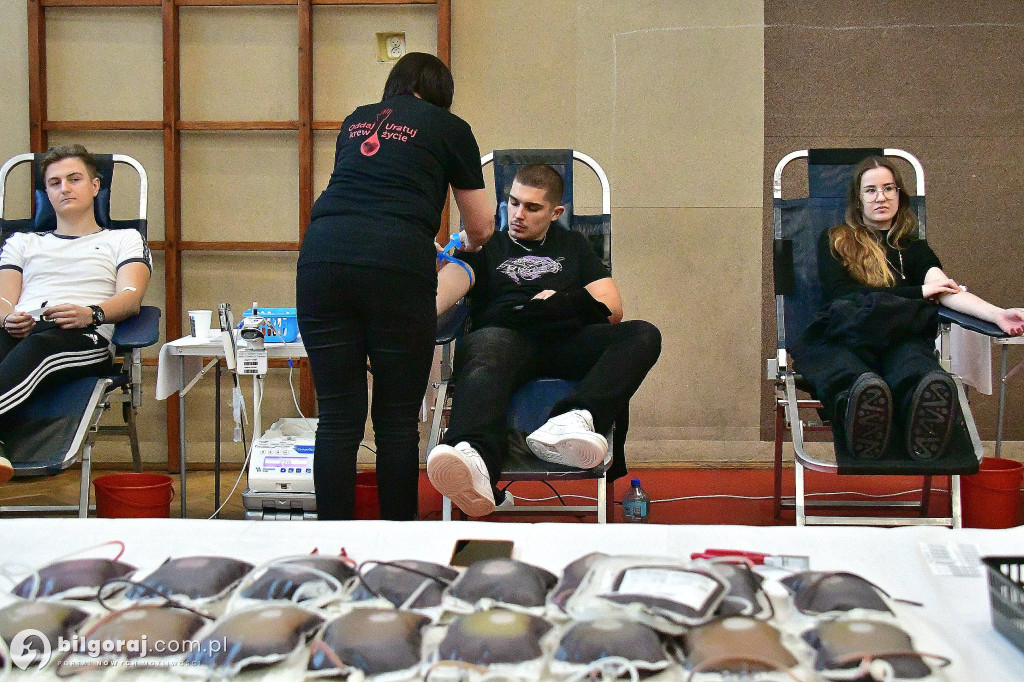 Relacja z terenowej akcji poboru krwi w RCEZ