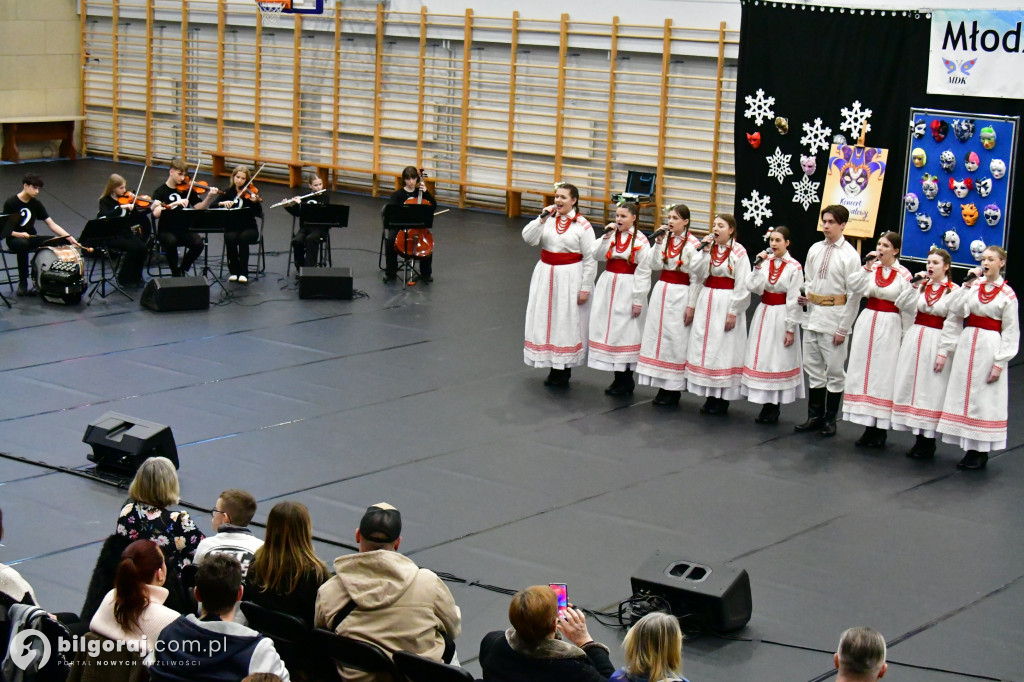 Karnawałowa eksplozja talentów. Wyjątkowy koncert wychowanków MDK w Biłgoraju
