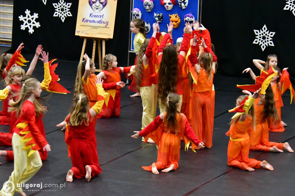 Karnawałowa eksplozja talentów. Wyjątkowy koncert wychowanków MDK w Biłgoraju